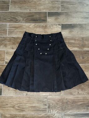 Utilikilt Mocker black kilt